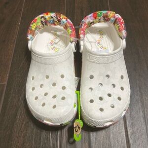 White Squishmallow Crocs Size 12 Womens New With Tags